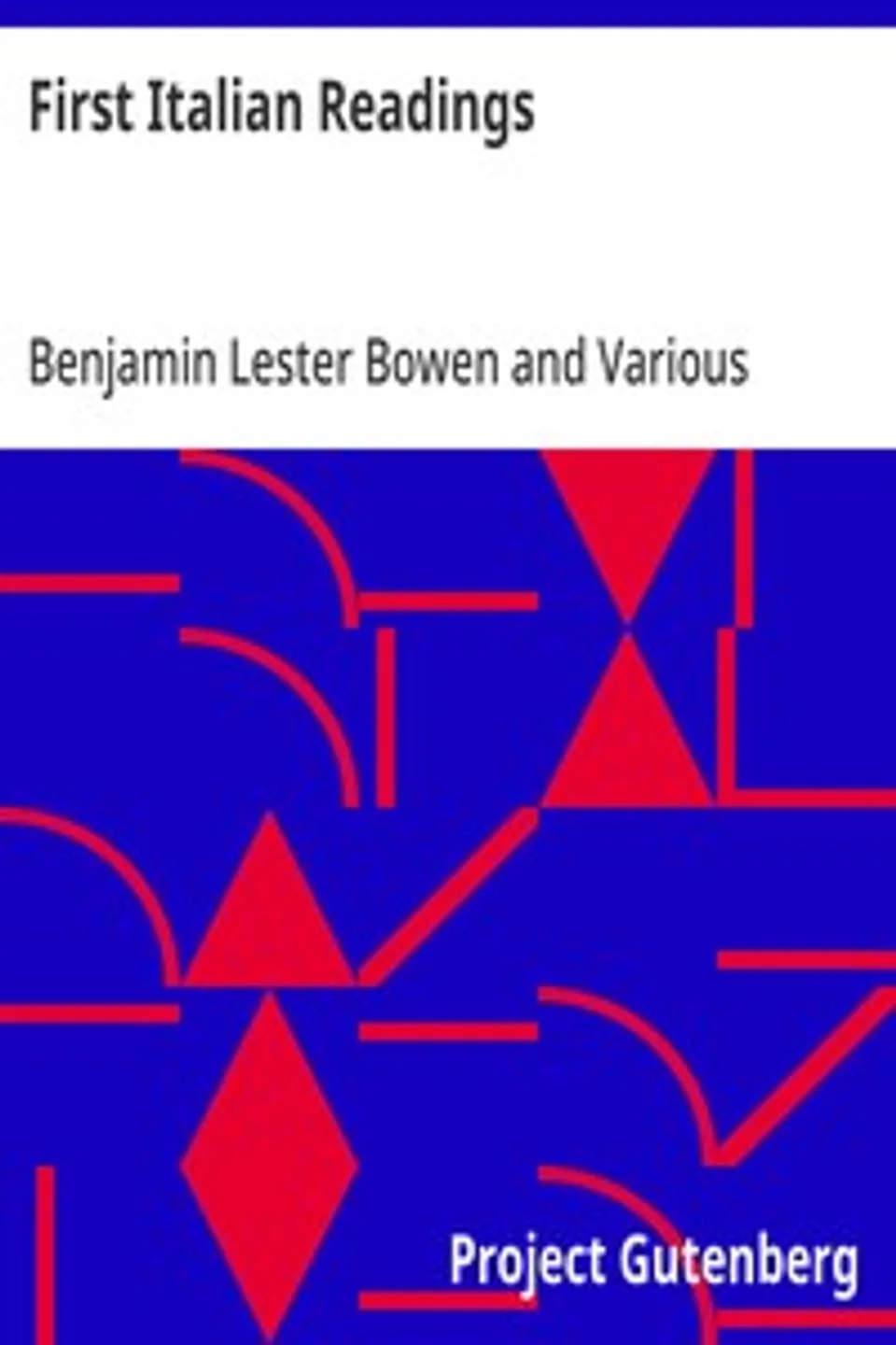 First Italian Readings, Various