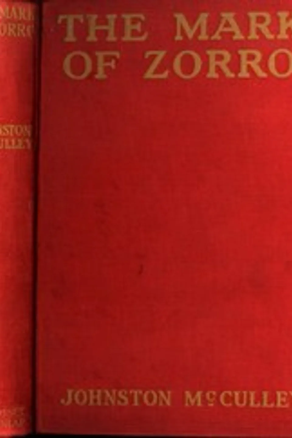 The mark of Zorro, Johnston McCulley