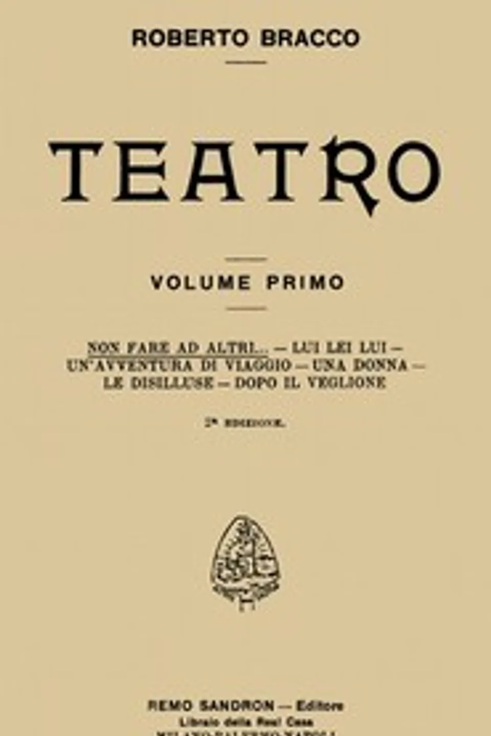Non fare ad altri..., Roberto Bracco