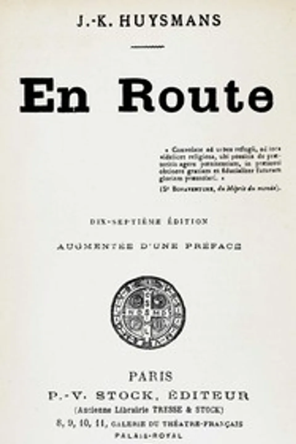 En route, J.-K. (Joris-Karl) Huysmans