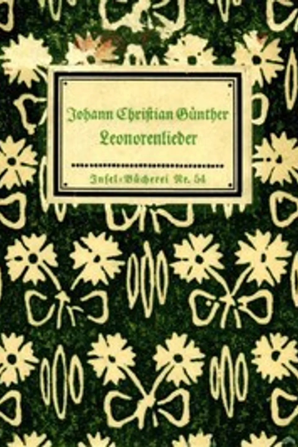 Leonorenlieder, Johann Christian Günther