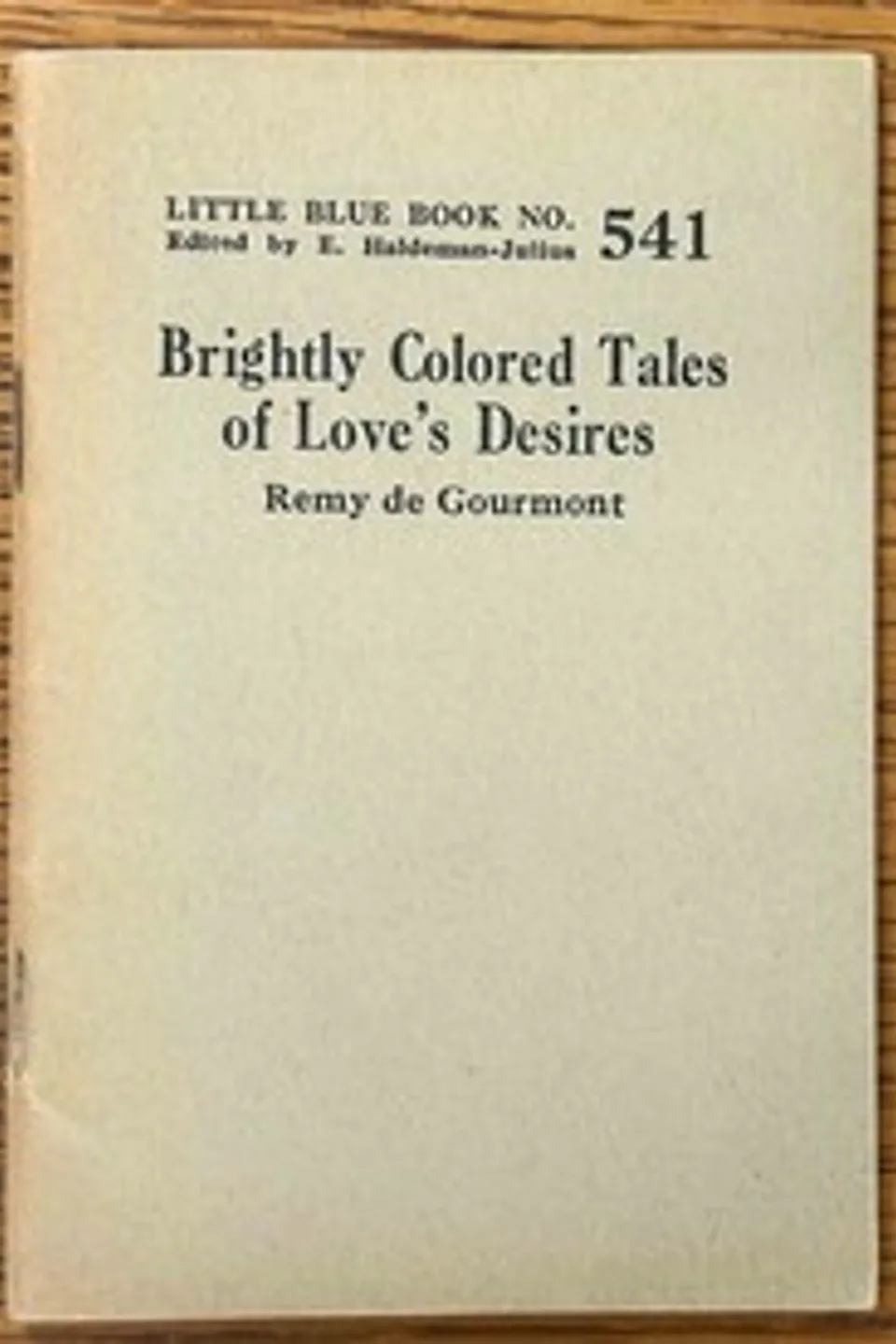 Stories in green, zinzolin, rose, purple, mauve, lilac and orange, Remy de Gourmont