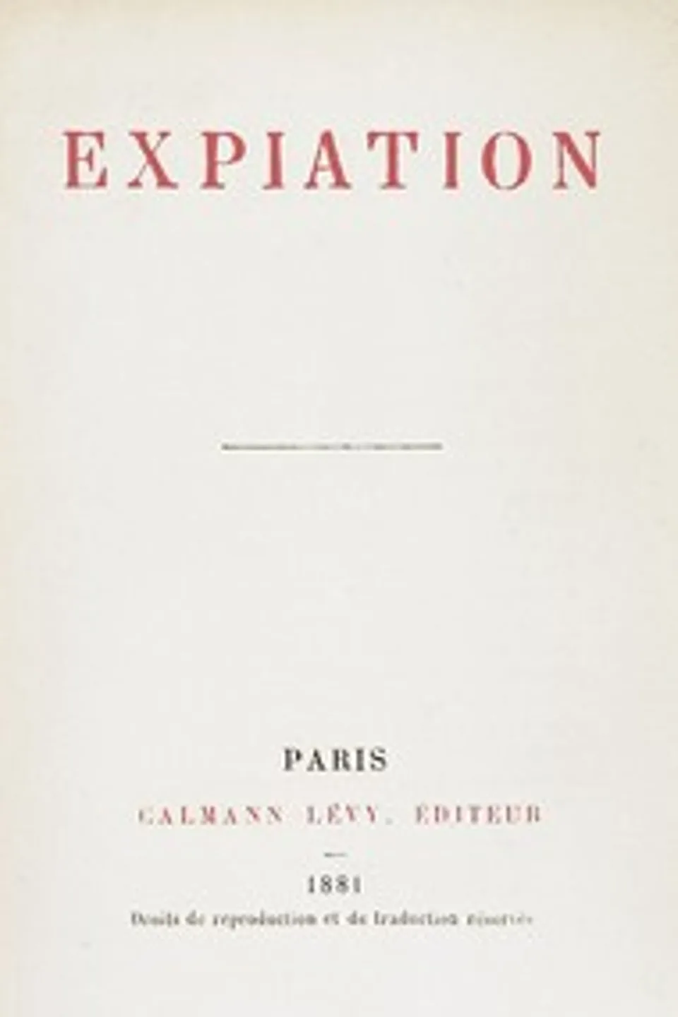 Expiation, Dora Melegari