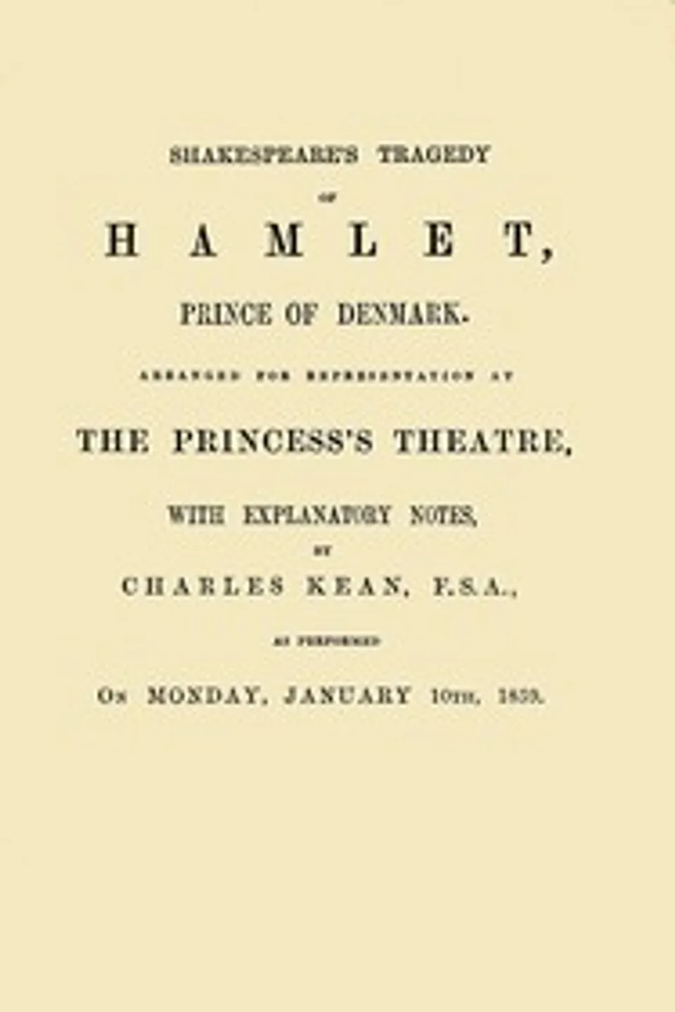 Hamlet, William Shakespeare
