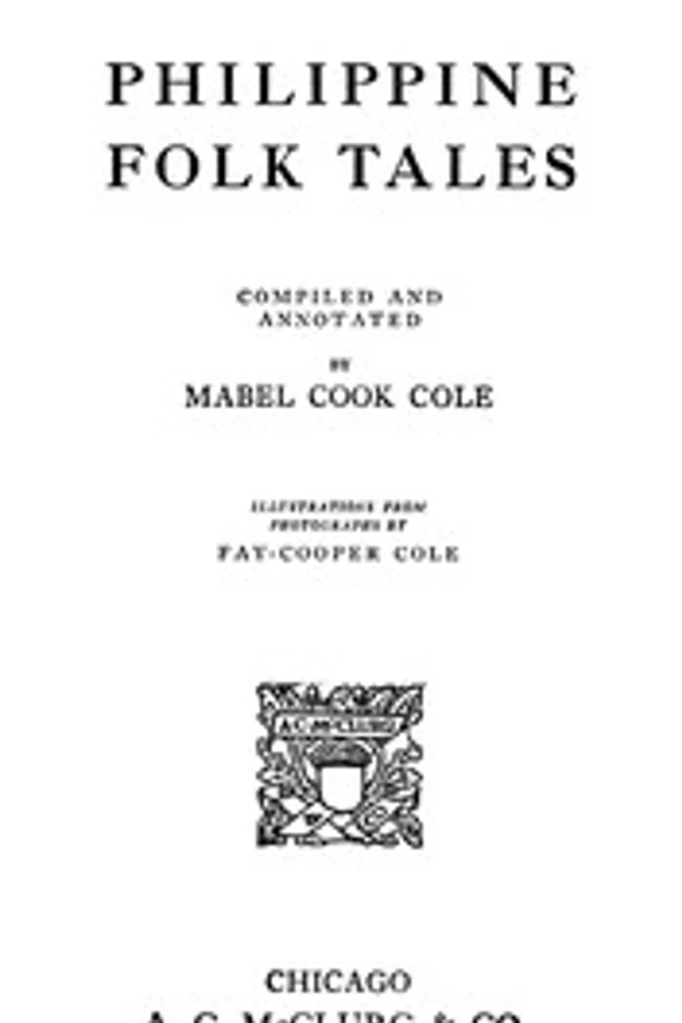 Philippine Folk Tales