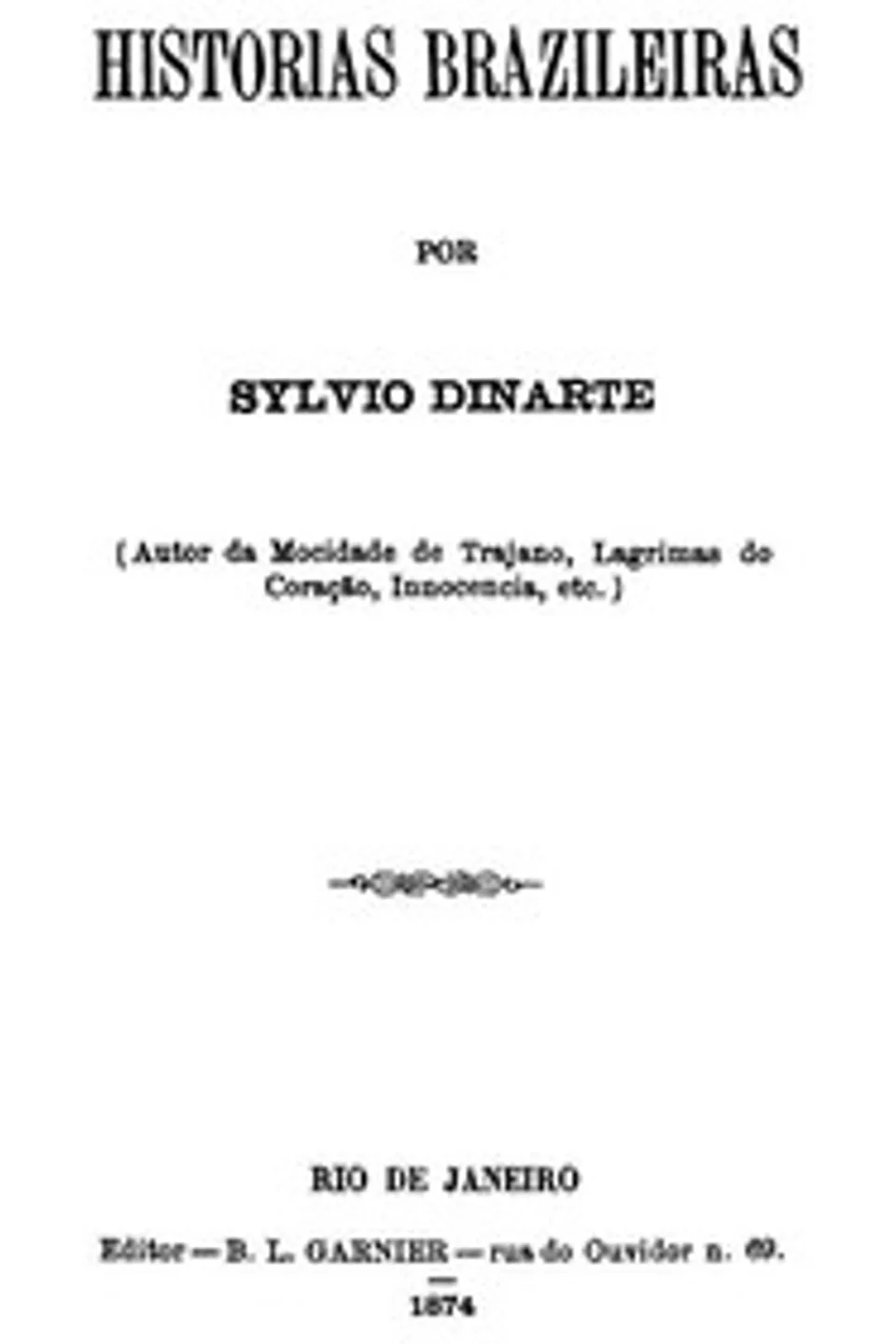 Historias Brazileiras, Alfredo d'Escragnolle Taunay