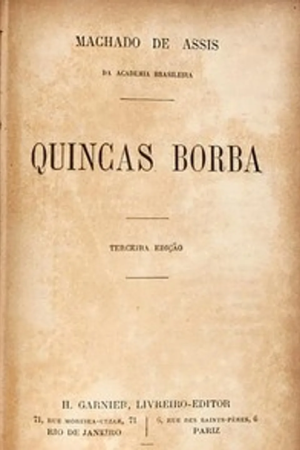 Quincas Borba, Machado de Assis