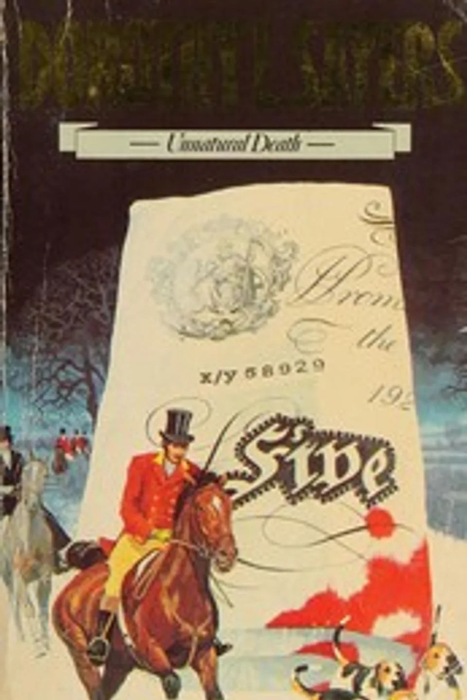 Unnatural death, Dorothy L. (Dorothy Leigh) Sayers