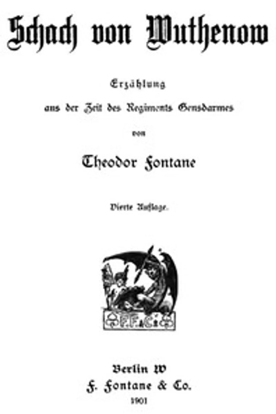 Schach von Wuthenow: Erzählung aus der Zeit des Regiments Gensdarmes, Theodor Fontane