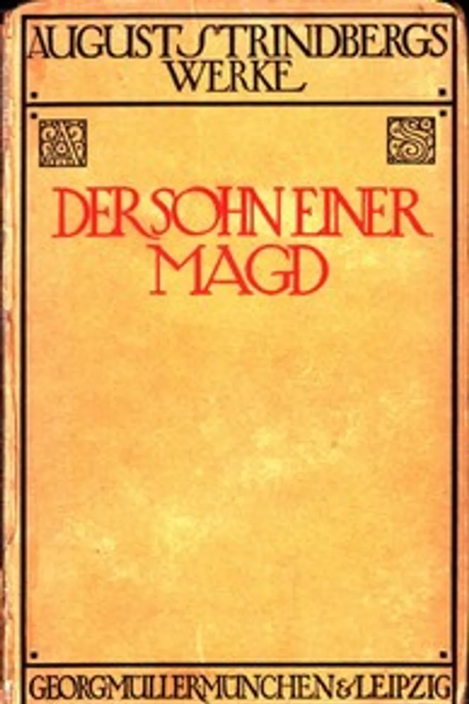 Der Sohn einer Magd, August Strindberg