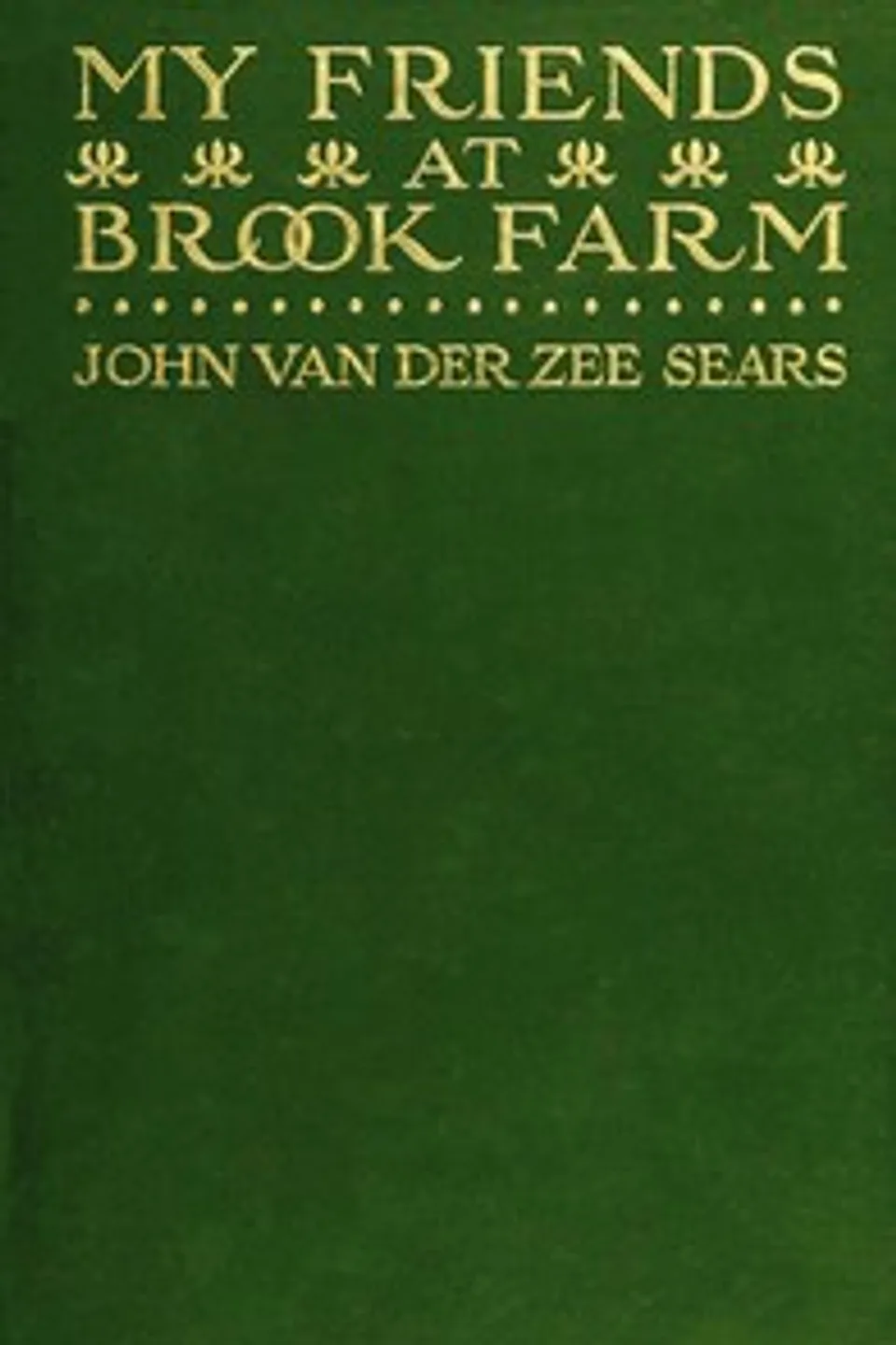 My Friends at Brook Farm, John Van der Zee Sears