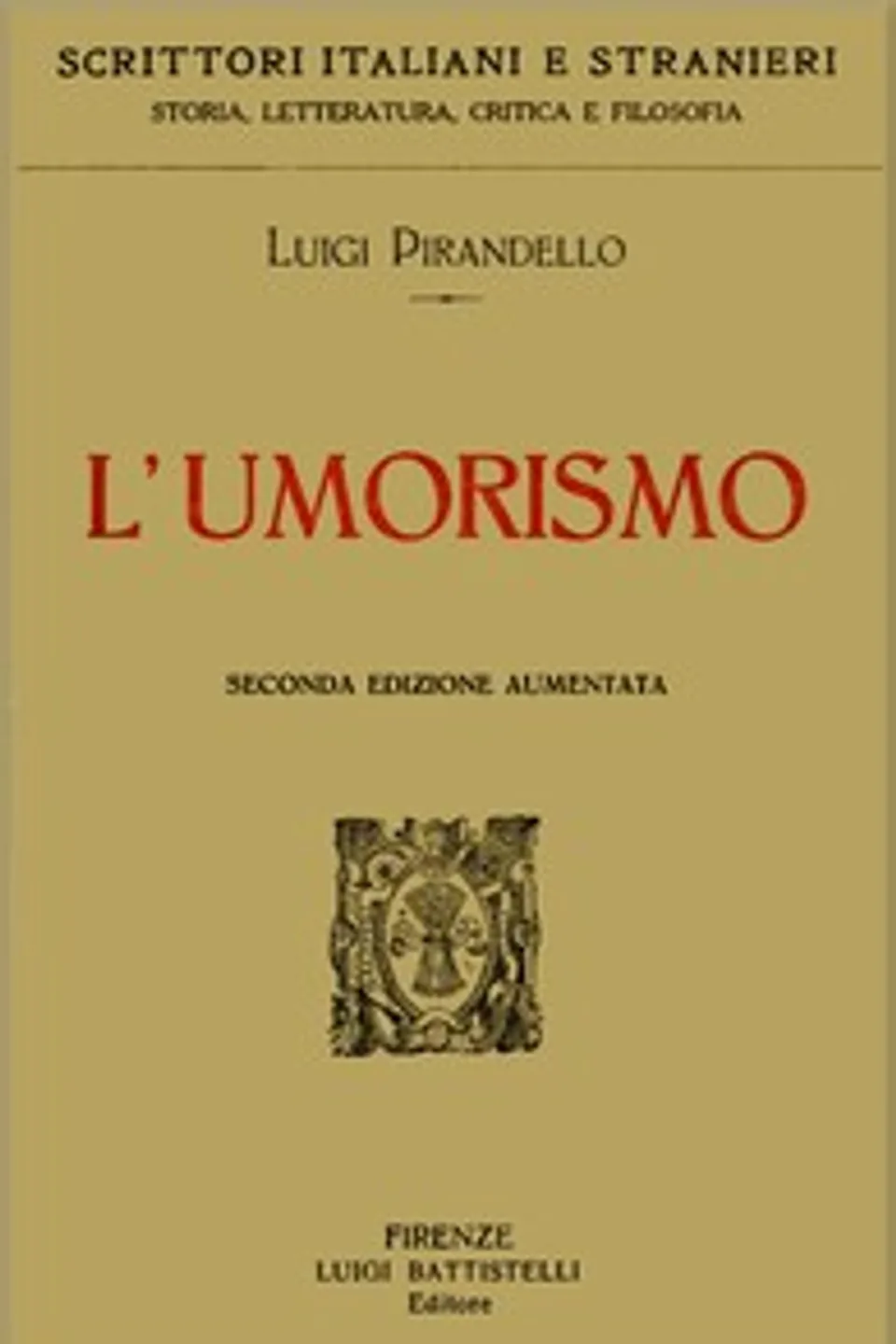 L'umorismo, Luigi Pirandello