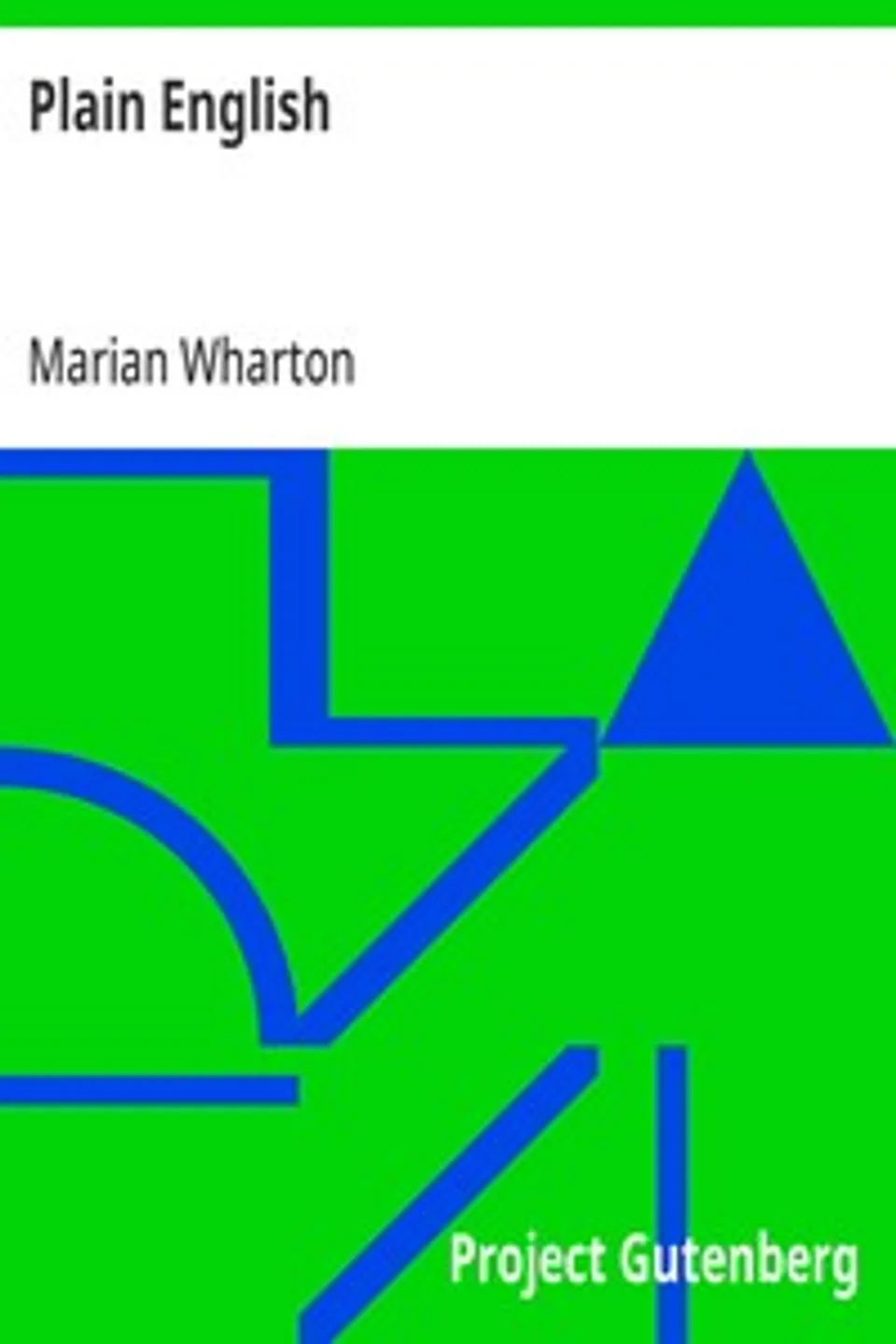 Plain English, Marian Wharton