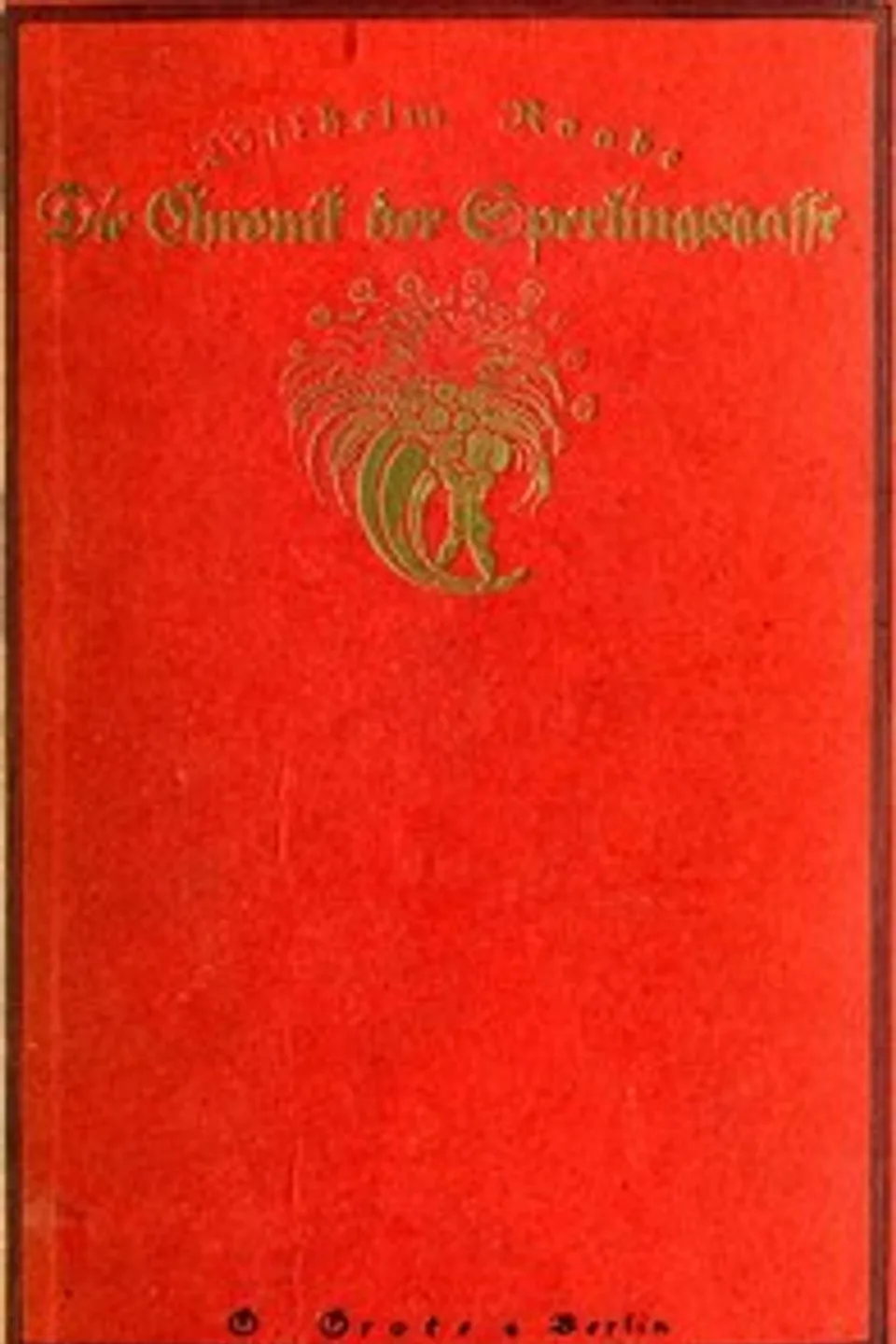 Die Chronik der Sperlingsgasse, Wilhelm Raabe