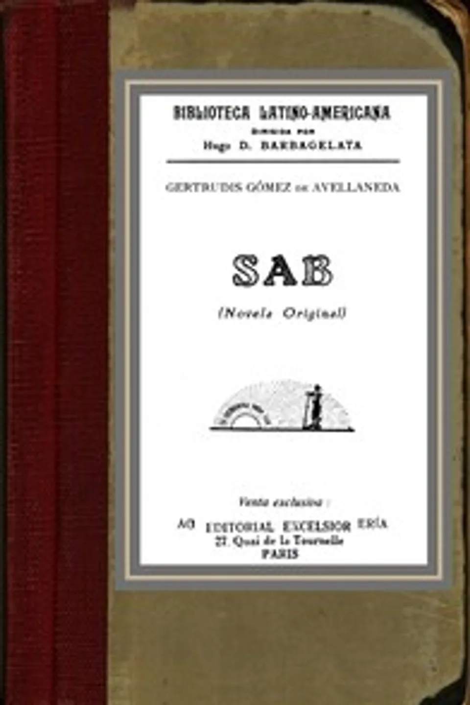 Sab (novela original), Gertrudis Gómez de Avellaneda