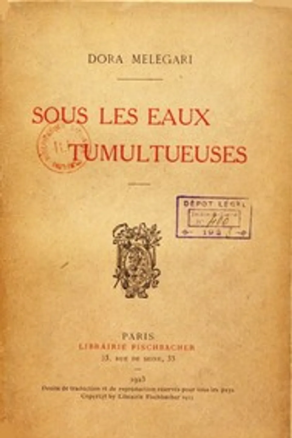 Sous les eaux tumultueuses, Dora Melegari