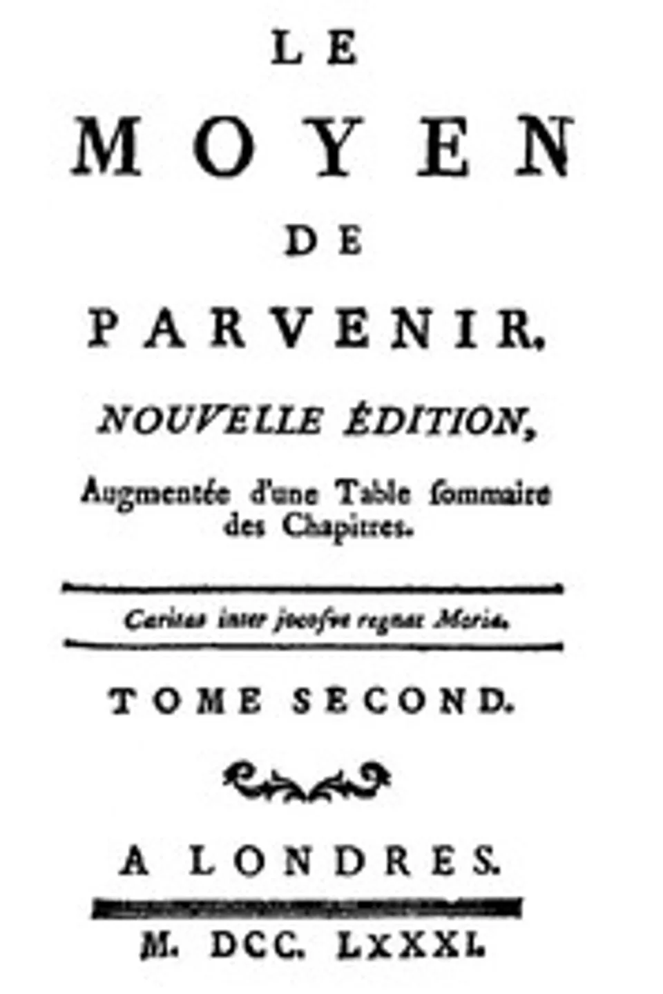 Le moyen de parvenir, tome 2/3, Béroalde de Verville