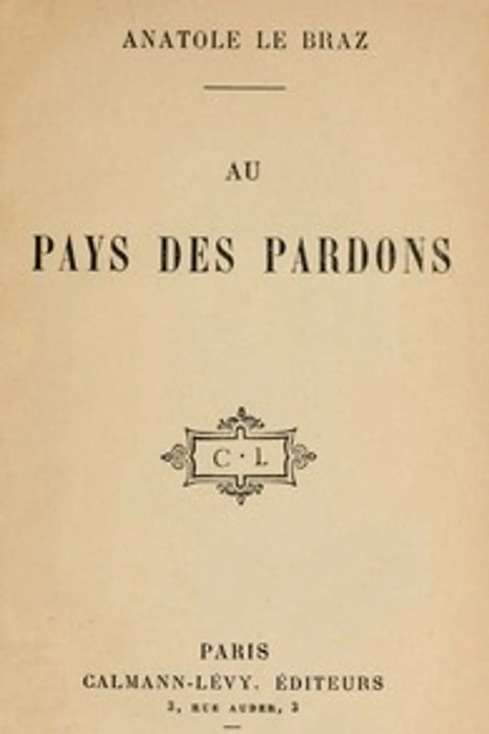 Au pays des pardons, Anatole Le Braz