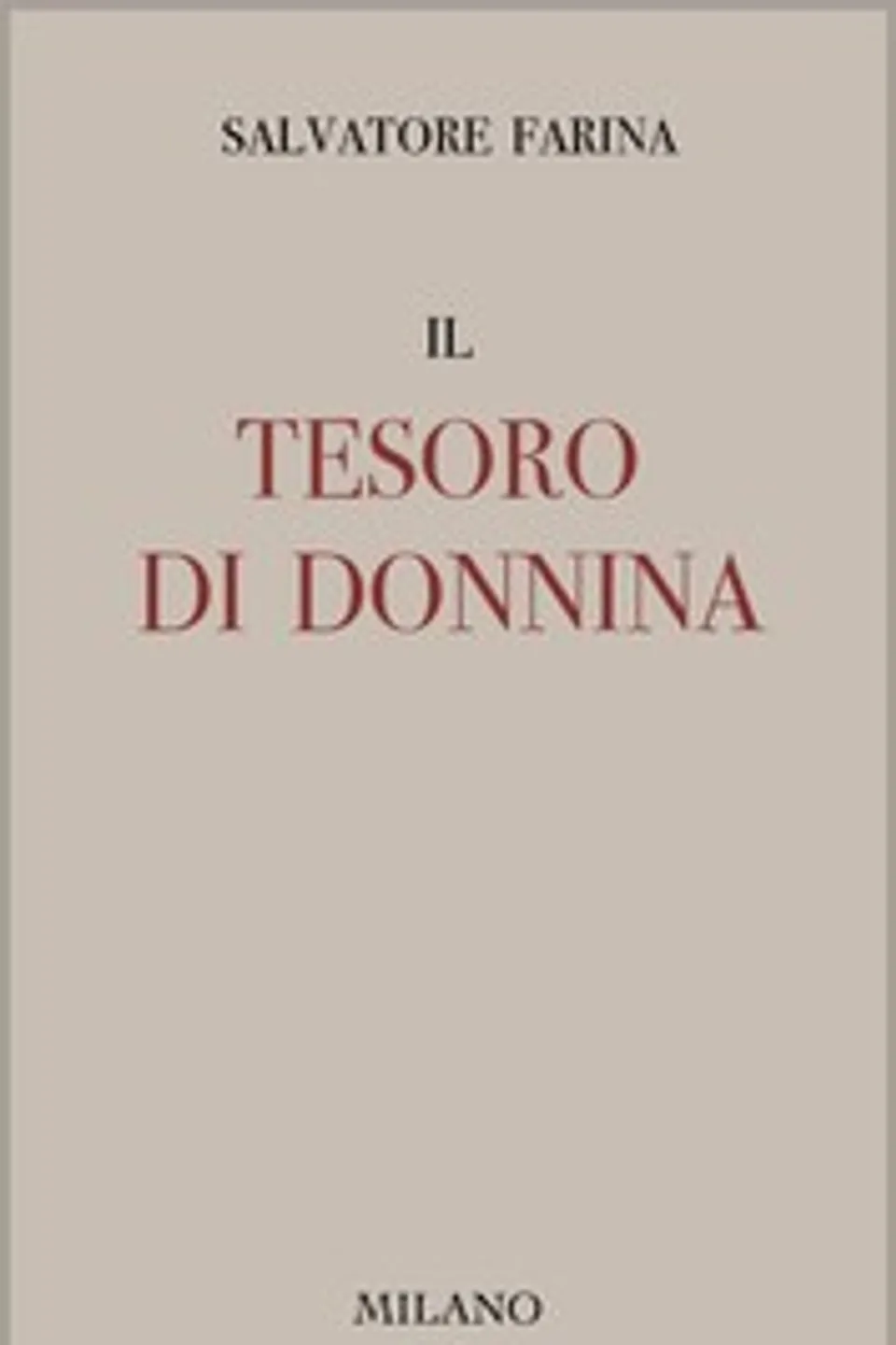 Il tesoro di Donnina, Salvatore Farina