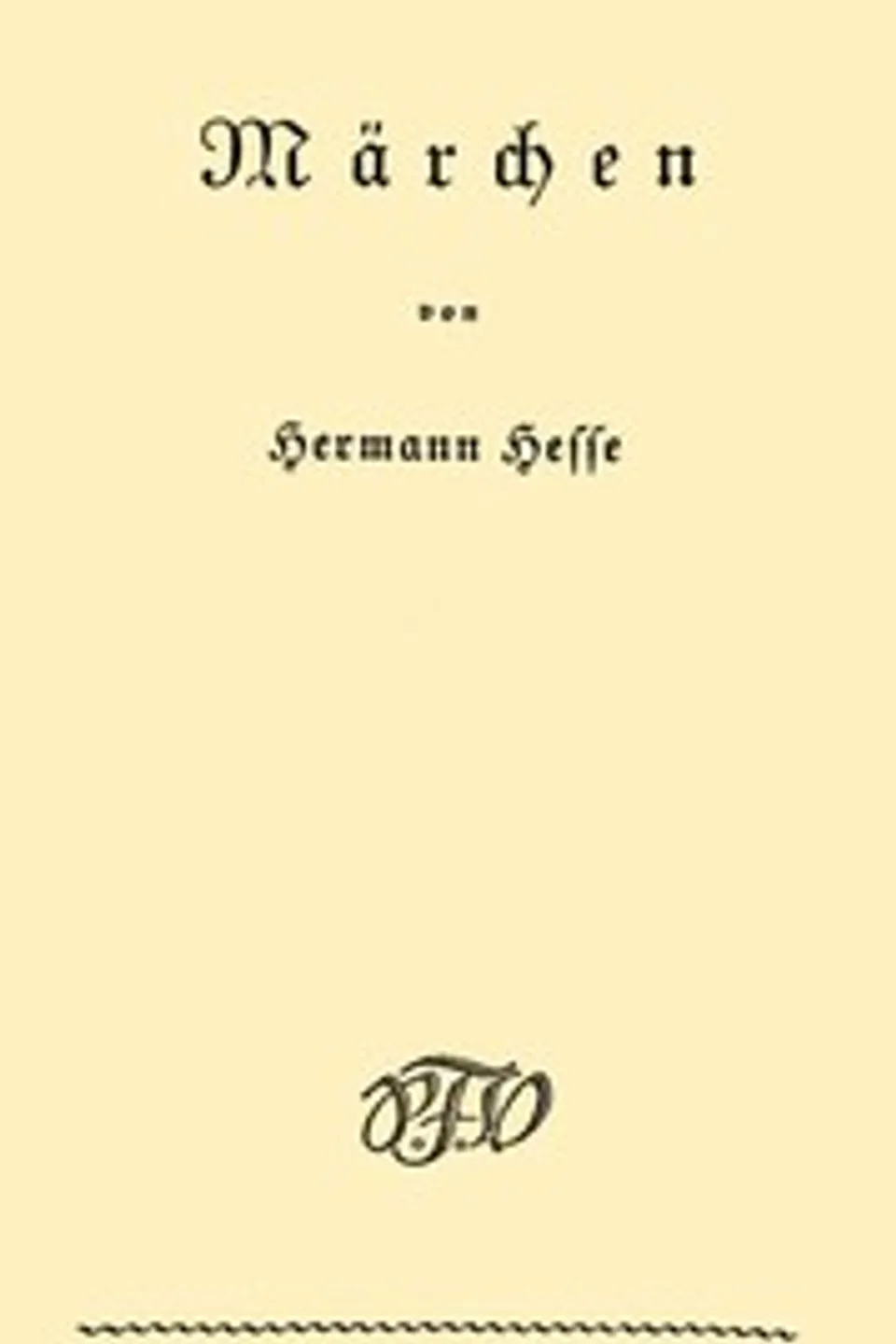 Märchen, Hermann Hesse