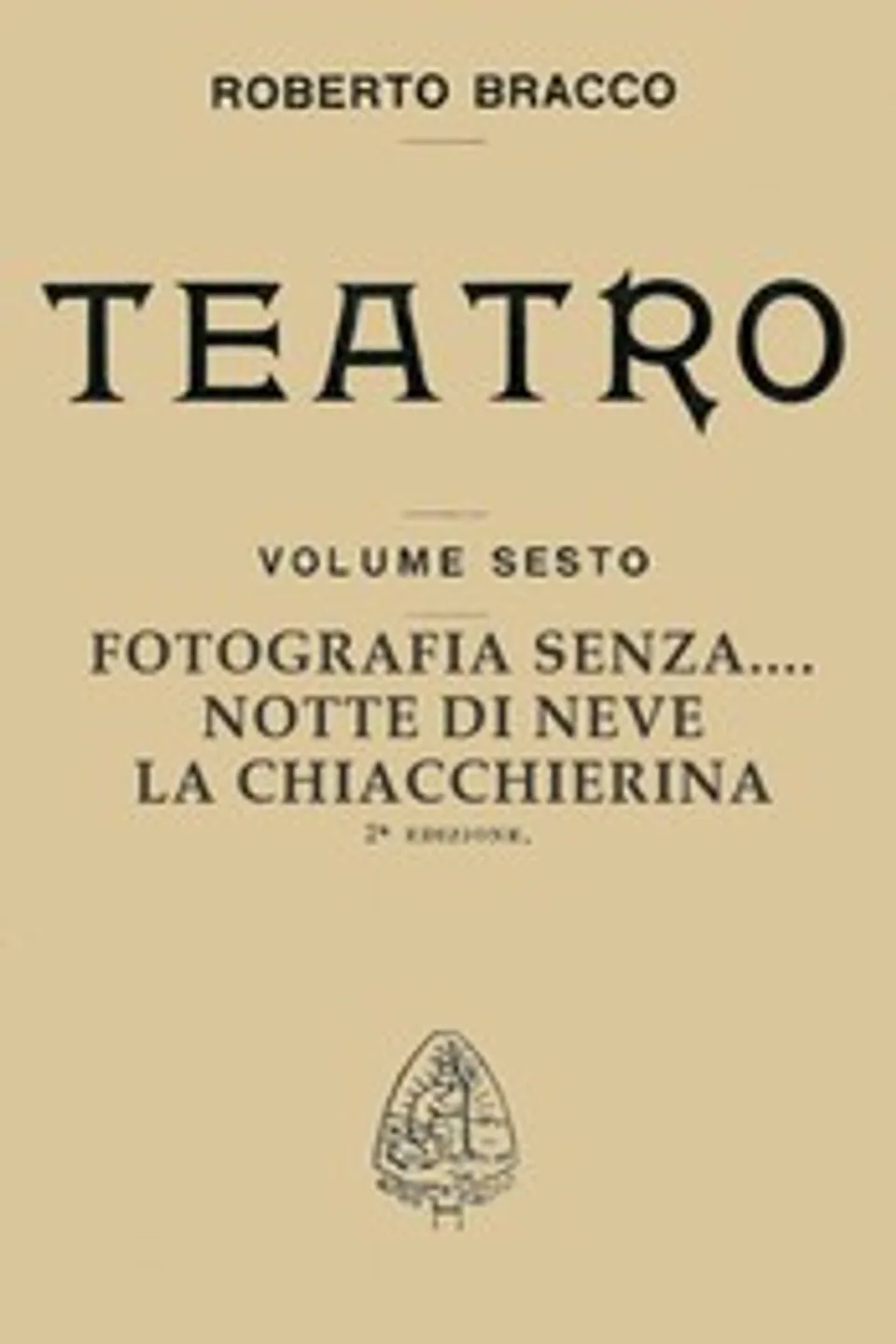 Fotografia senza.... - Notte di neve - La chiacchierina, Roberto Bracco