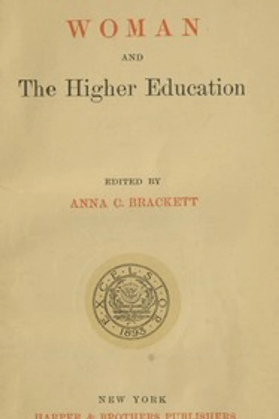 Woman and the higher education