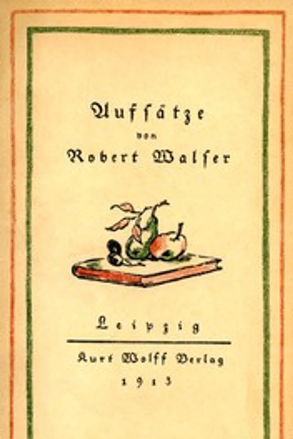 Aufsätze, Robert Walser