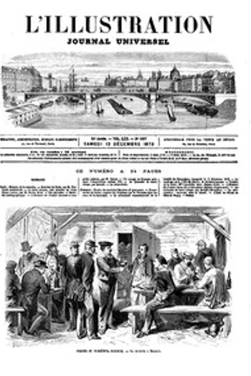 L'Illustration, No. 1607, 13 décembre 1873, Various