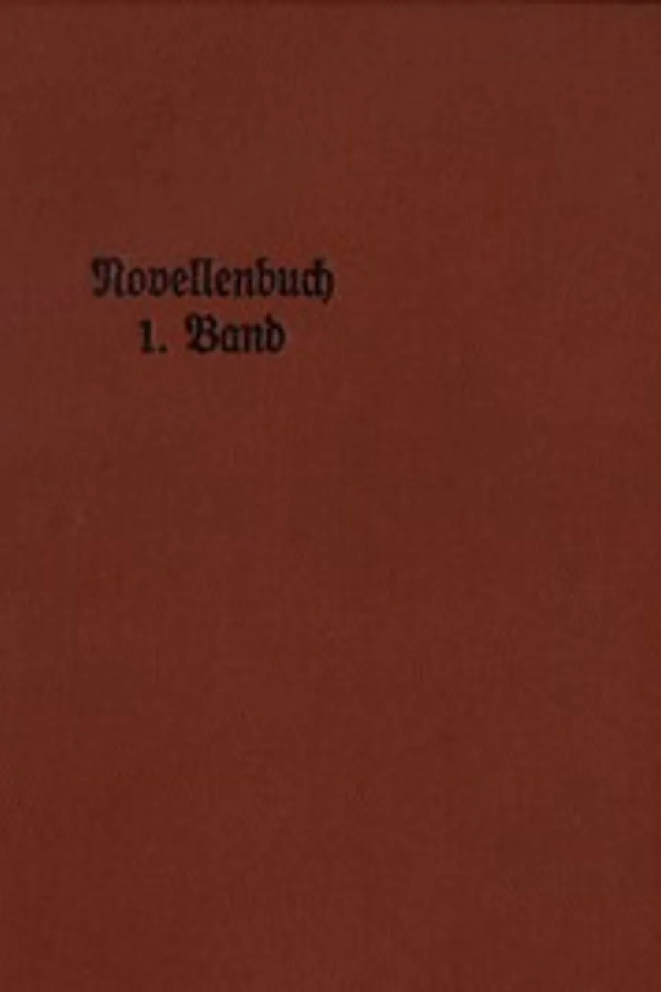 Novellenbuch, 1. Band, Conrad Ferdinand Meyer