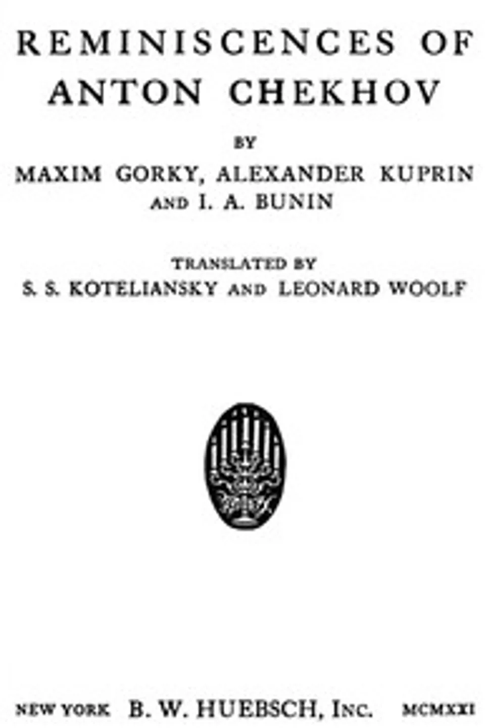 Reminiscences of Anton Chekhov, Maksim Gorky