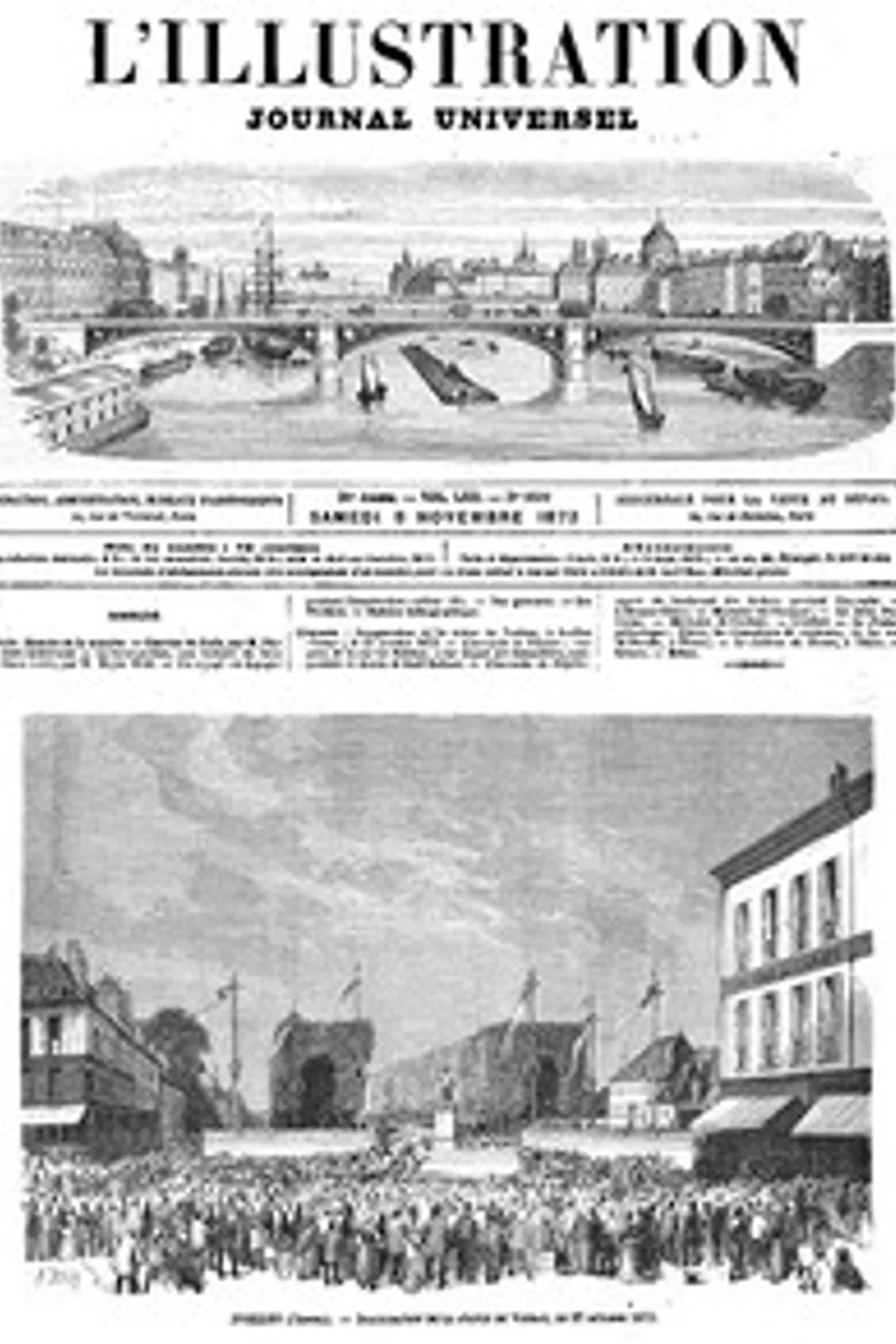 L'Illustration, No. 1602, 8 novembre 1873, Various