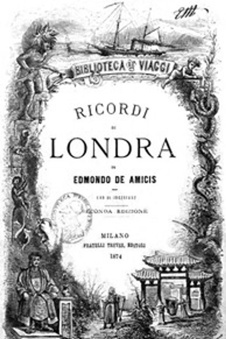 Ricordi di Londra, Edmondo De Amicis
