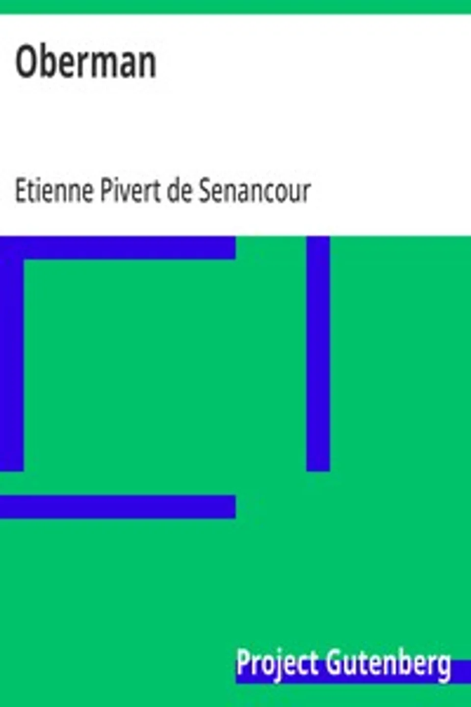 Oberman, Etienne Pivert de Senancour