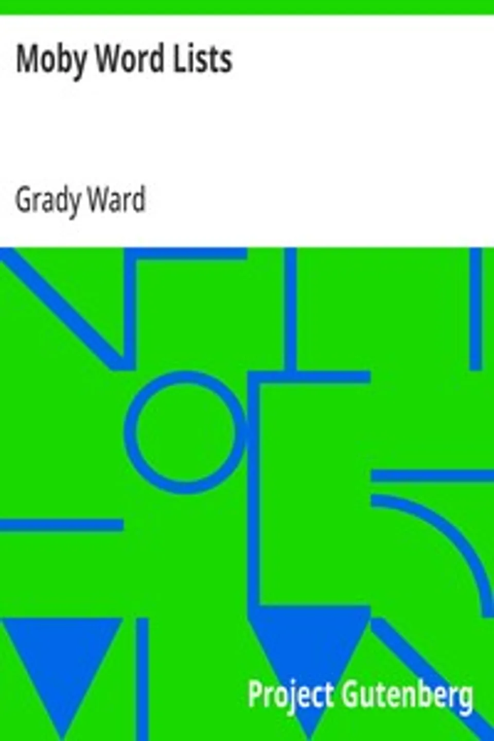 Moby Word Lists, Grady Ward