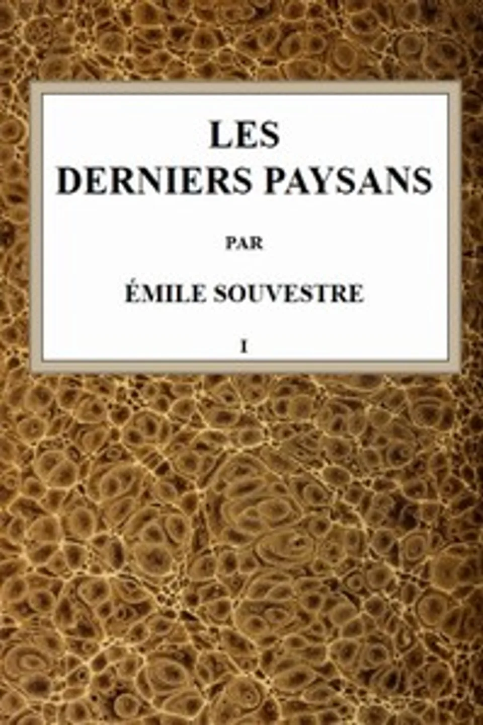 Les derniers paysans - Tome 1, Émile Souvestre