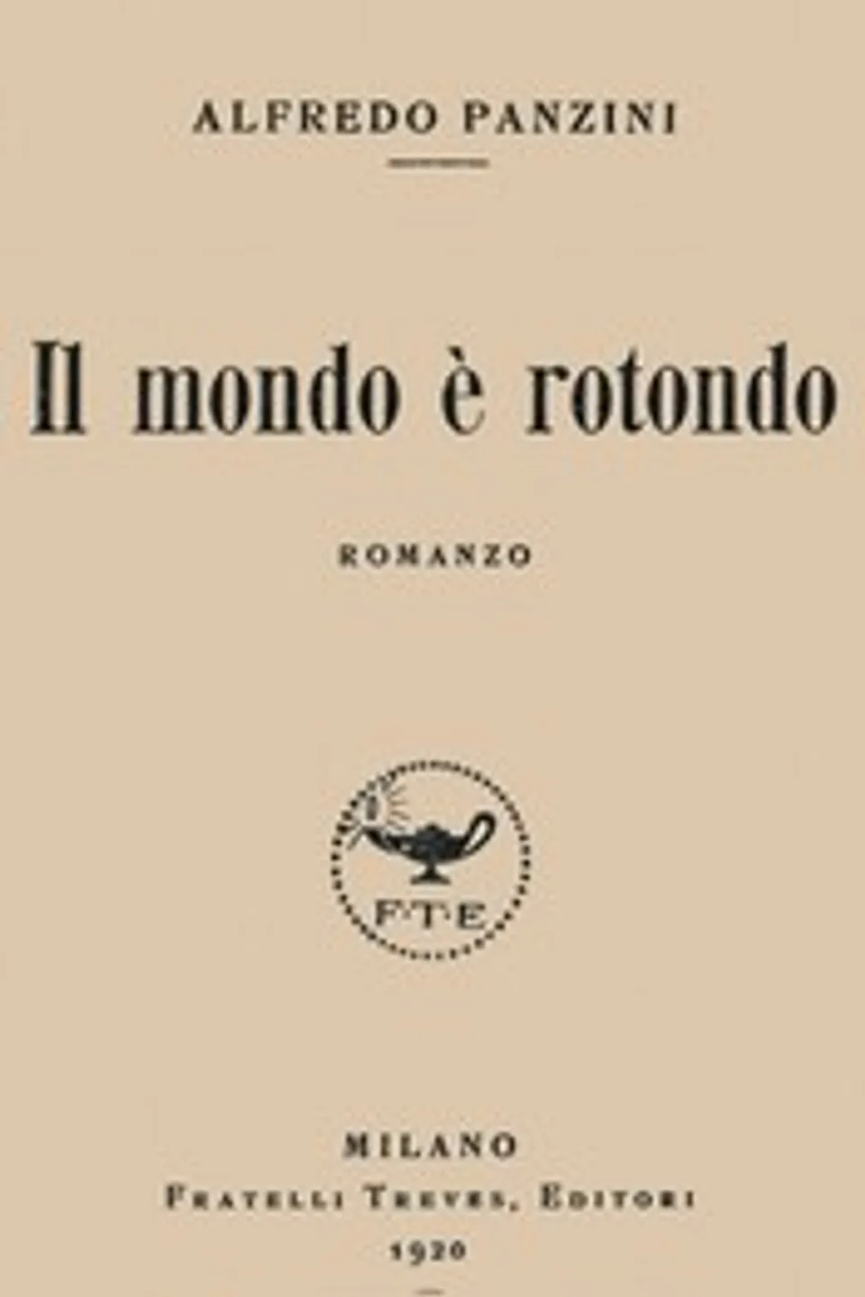 Il mondo è rotondo, Alfredo Panzini