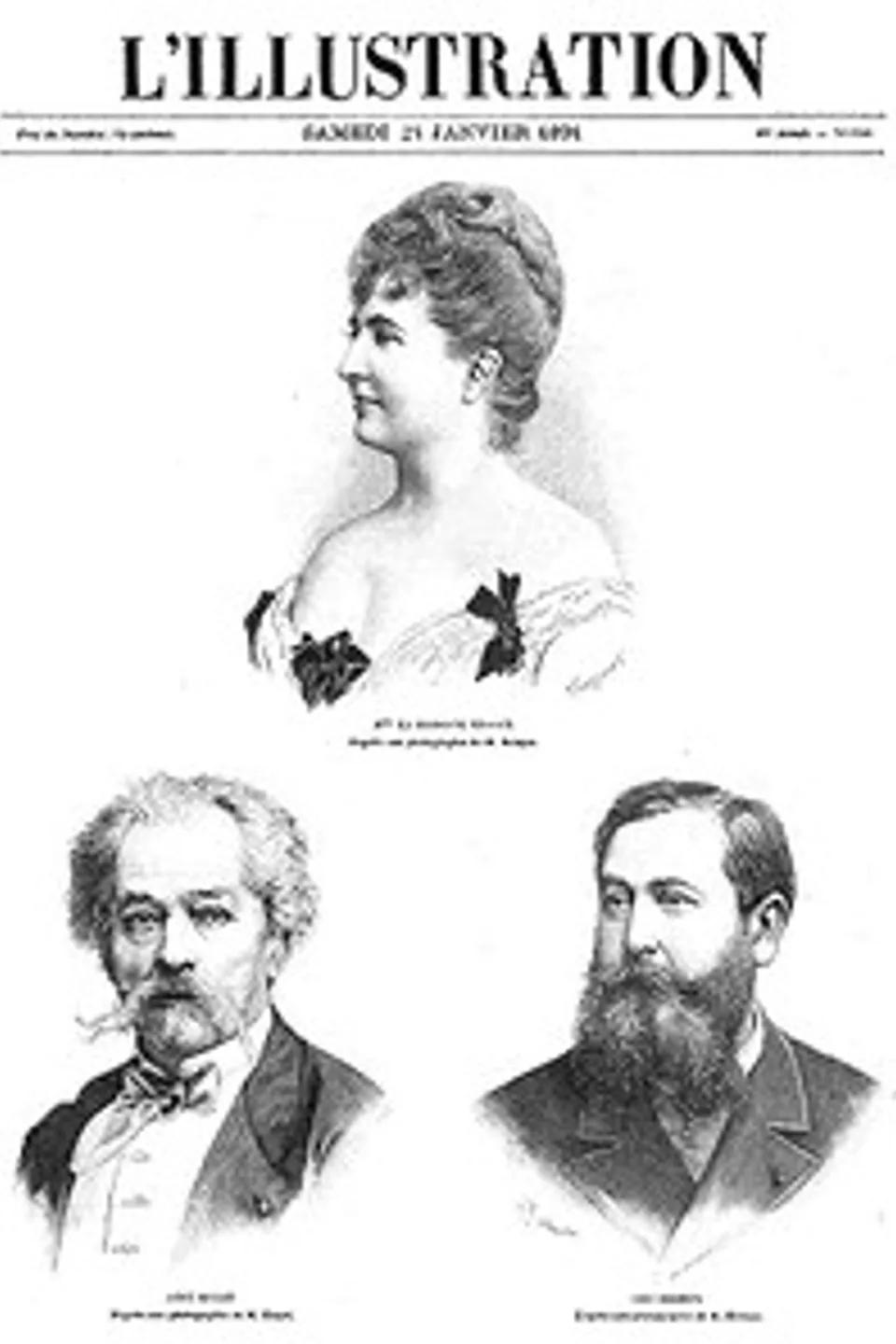 L'Illustration, No. 2500, 24 Janvier 1891, Various