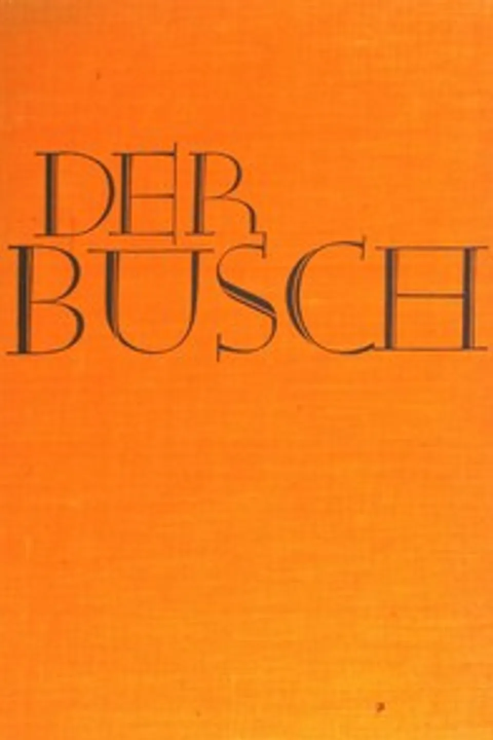 Der Busch, B. Traven