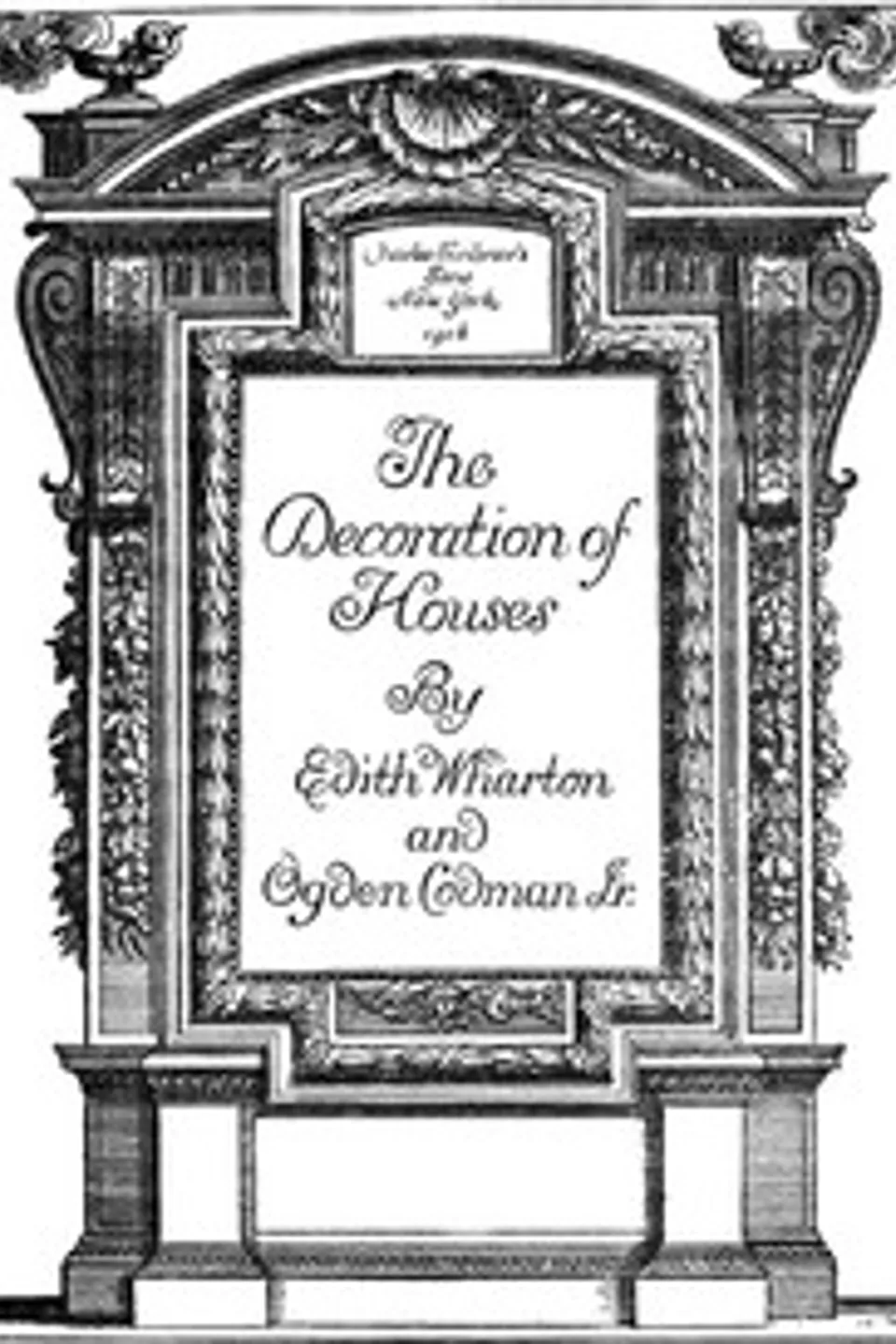 The Decoration of Houses, Edith Wharton