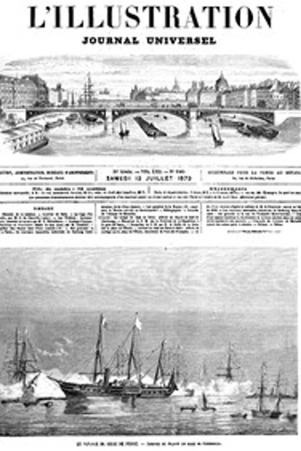 L'Illustration, No. 1585, 12 Juillet 1873, Various