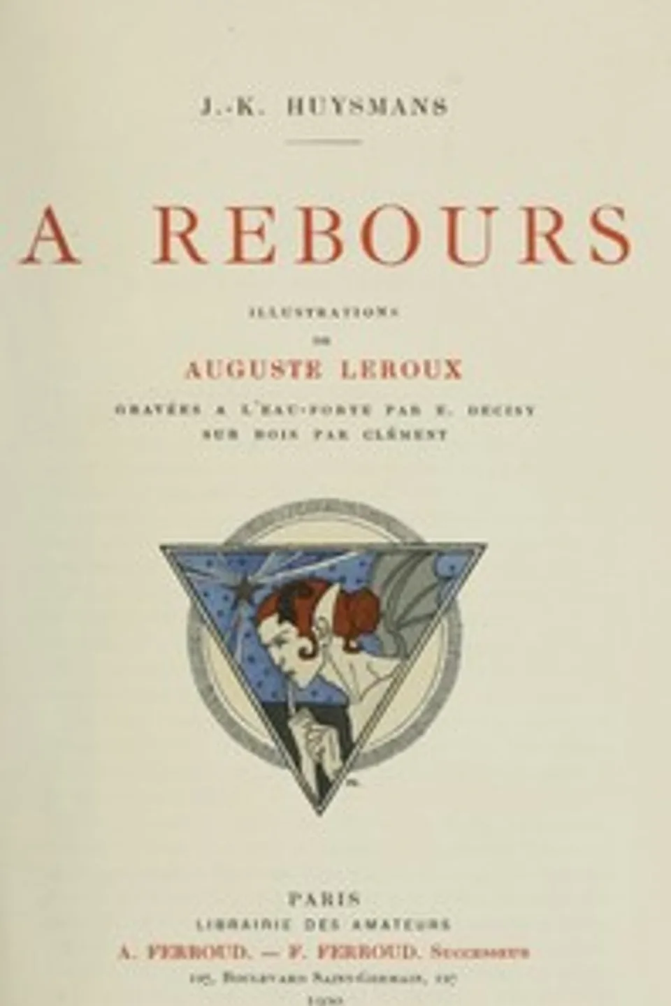 A rebours, J.-K. (Joris-Karl) Huysmans