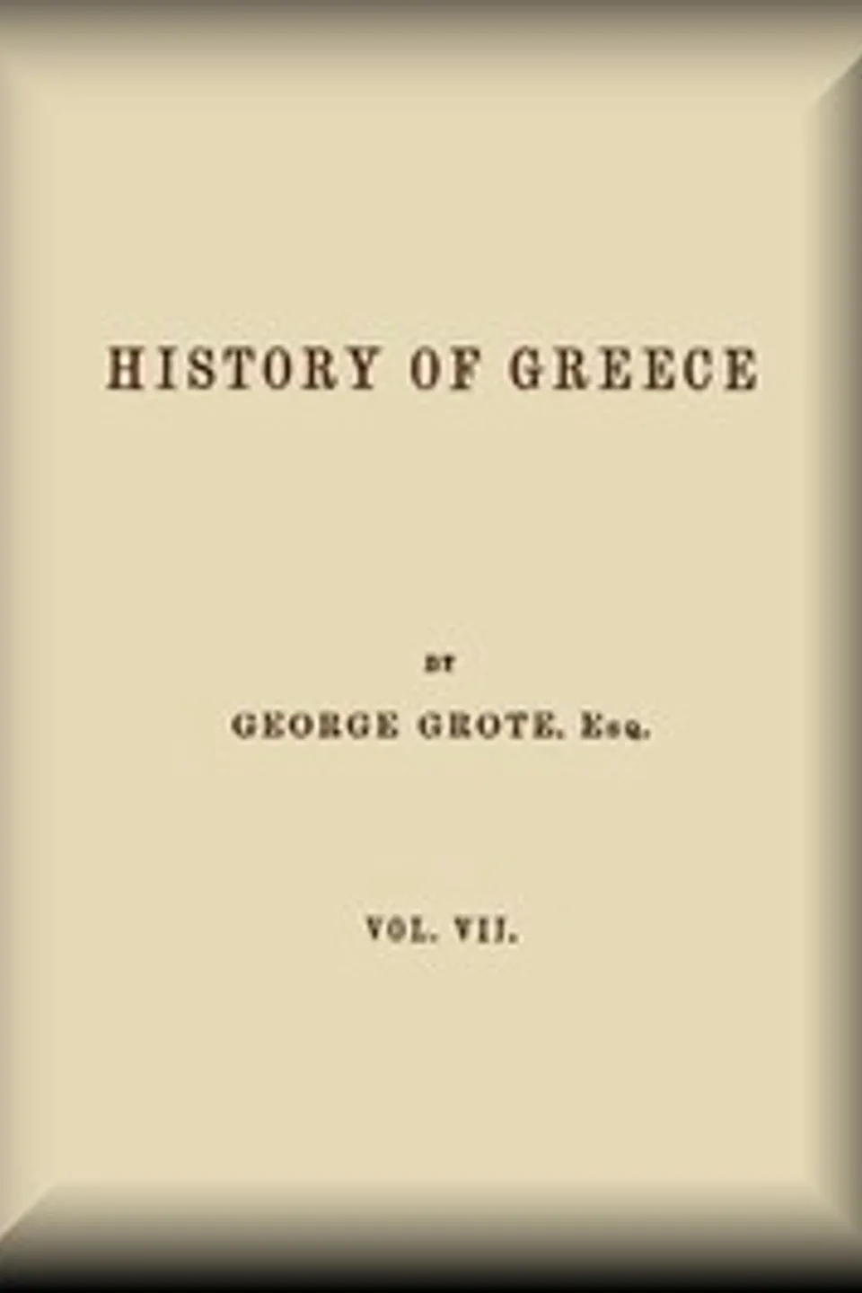 History of Greece, Volume 07 (of 12), George Grote