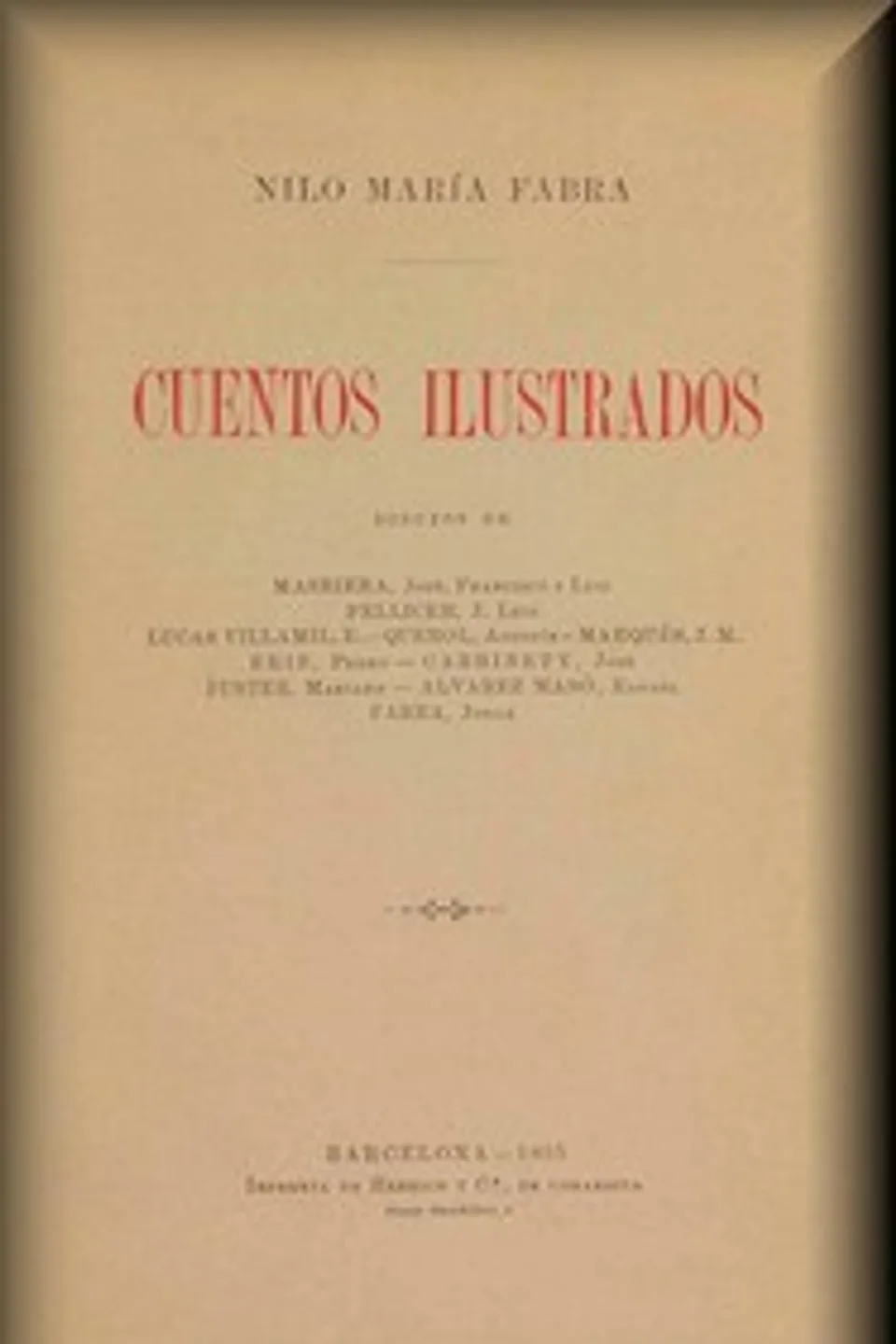 Cuentos ilustrados, Nilo María Fabra