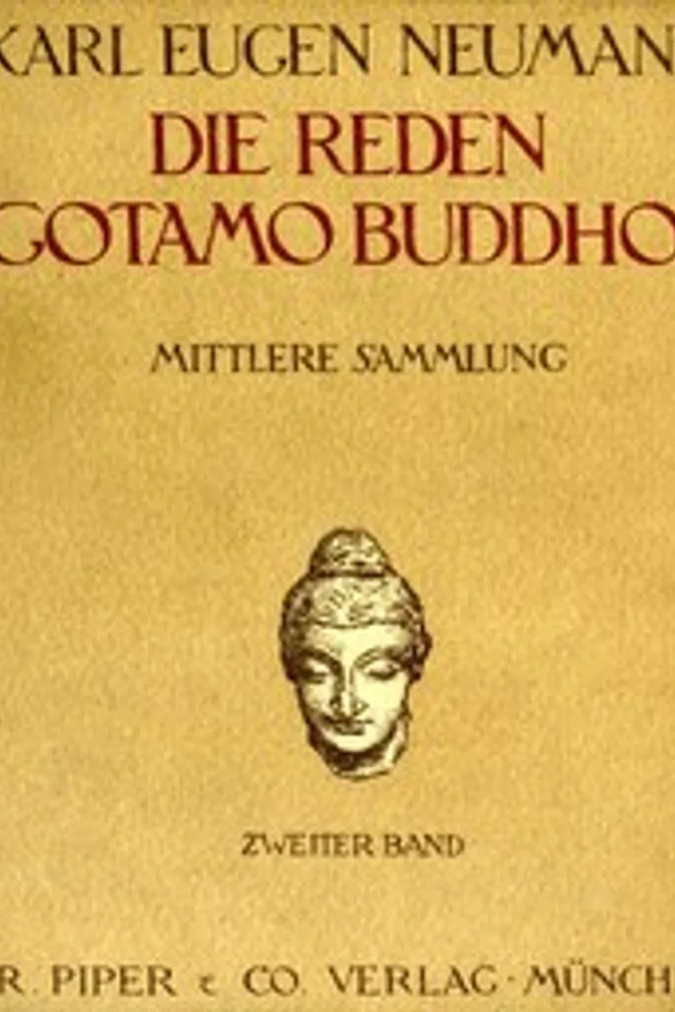 Die Reden Gotamo Buddhos. Mittlere Sammlung, zweiter Band