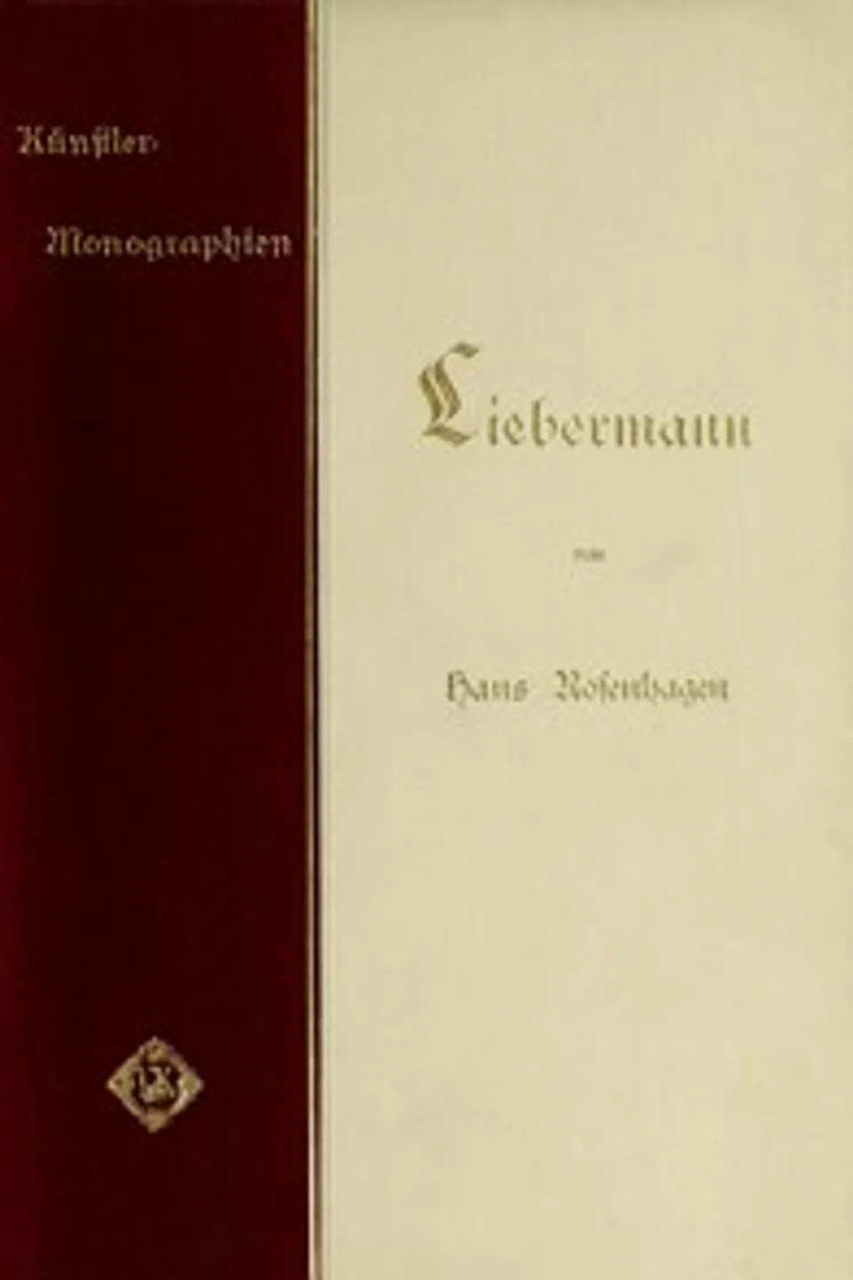 Liebermann, Hans Rosenhagen