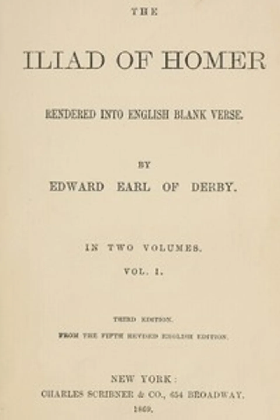 The Iliad, Homer