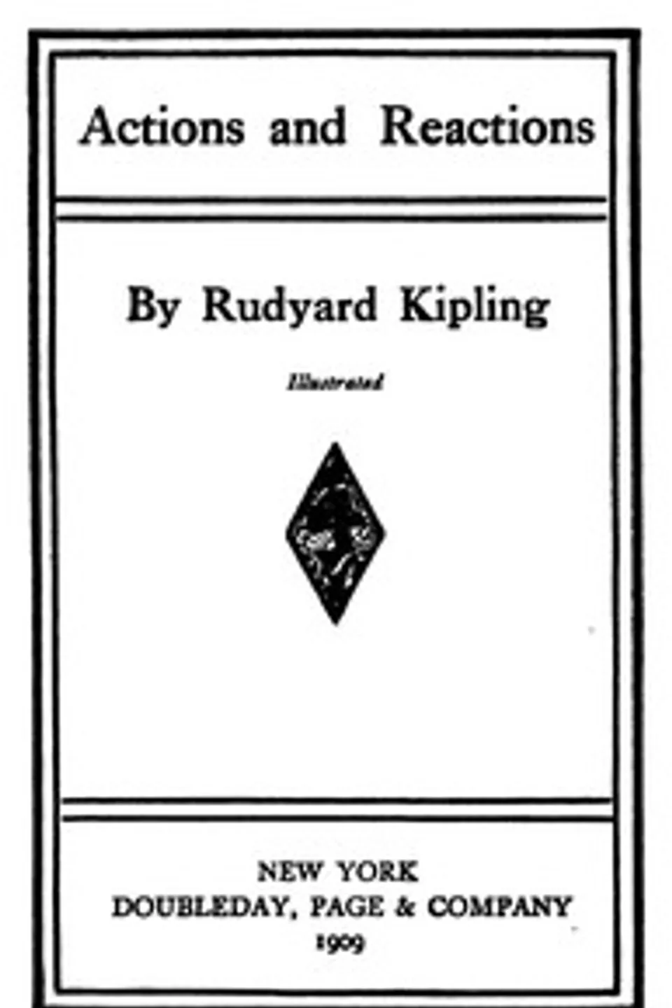 Actions and reactions, Rudyard Kipling