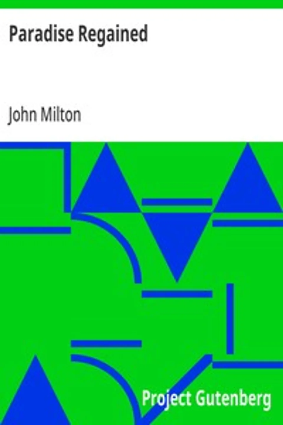 Paradise Regained, John Milton