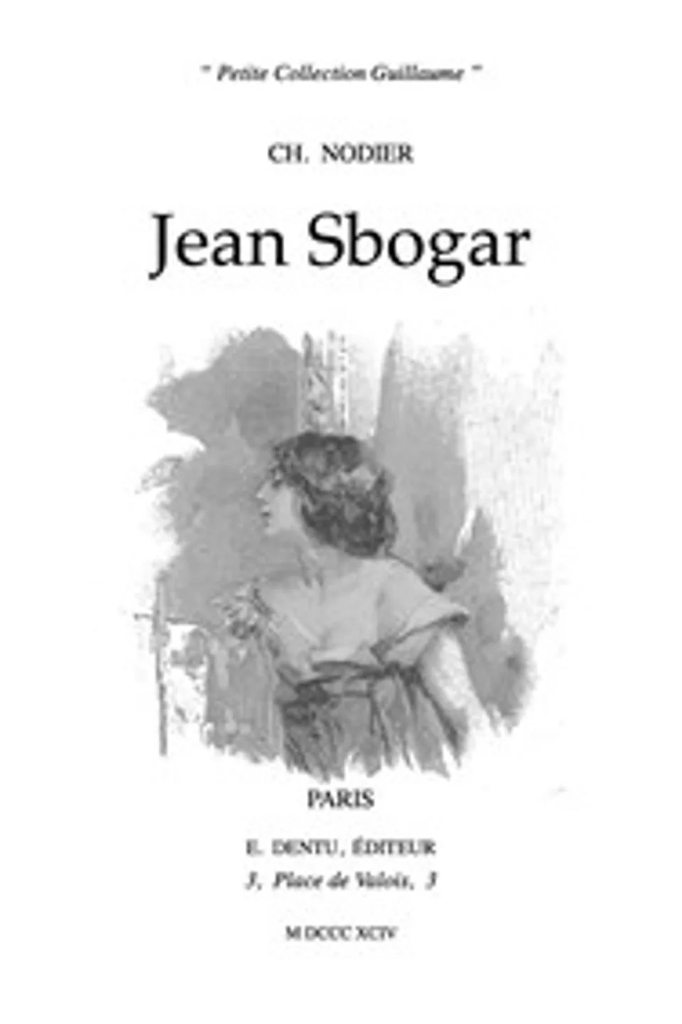 Jean Sbogar, Charles Nodier
