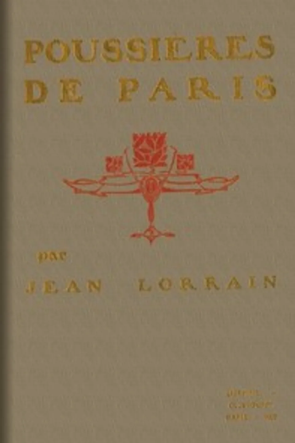 Poussières de Paris, Jean Lorrain